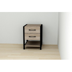 Тумба Ferrum-decor Вів'єн 2/1 50x41x40 см Дуб Сонома (XK00131) Київ
