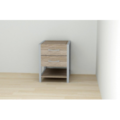Тумба Ferrum-decor Вивьен 2/1 50x41x40 см Дуб Сонома (XK00143) Ровно