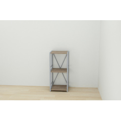 Этажерка Ferrum-decor Конект 73x34x28 см Дуб сонома (XK00269) Покровск