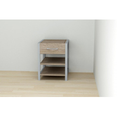 Тумба універсальна Ferrum-decor Вів'єн 1/2 50x41x40 см Дуб Сонома (XK00089) Київ