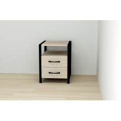 Тумба Ferrum-decor Вивьен 2/2 50x41x40 см Дуб Сонома (XK00112) Ужгород