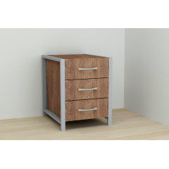 Тумба Ferrum-decor Вів'єн 3 50x41x40 см Дуб (XK00159) Житомир