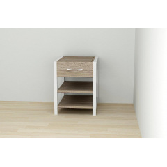Тумба Ferrum-decor Вивьен 1/2 50x41x40 см Дуб Сонома (XK00083) Киев