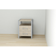 Тумба Ferrum-decor Вів'єн 2/2 50x41x40 см Дуб (XK00122) Бородянка