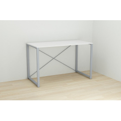 Письменный стол Ferrum-decor Конект 75x120x60 см Белый / Серый (XK00175) Красноград