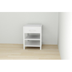 Тумба Ferrum-decor Вів'єн 1/2 50x41x40 см Білий (XK00079) Київ
