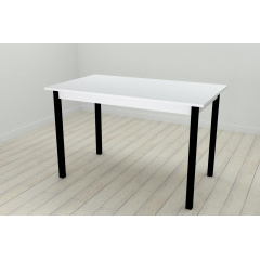 Стол кухонный Ferrum-decor Марио 75x120x80 Черный ДСП Белое 16мм (MAR0015) Ивано-Франковск