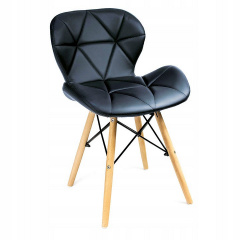 Крісло JUMI Scandinavian Design (еко-шкіра) Black Черкассы