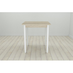 Стіл кухонний Ferrum-decor Дієго 75x70x70 Білий ДСП Сонома 16мм (DIE0032) Чернівці