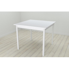 Стіл кухонний Ferrum-decor Агата 75x80x80 Білий ДСП Біле 16мм (AGA0036) Васильков
