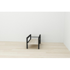 Подставка для системного блока Ferrum-decor Ники 21x24x45 Черный ДСП Сонома 16мм (NIK0004) Житомир