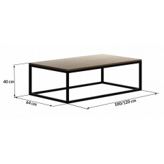 Кавовий журнальний столик у стилі LOFT (NS-615) Херсон