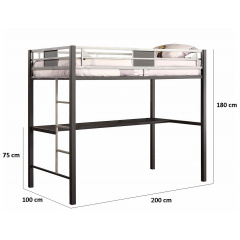 Двоярусне ліжко в стилі LOFT (NS-224) Сарни