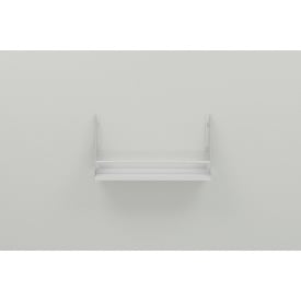 Полиця настінна Ferrum-decor Ізі 260x600x150 метал Білий ДСП Біле 16 мм (IZI0029)