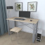 Письмовий стіл Ferrum-decor Драйв 750x1200x600 Сірий метал ДСП Дуб Сонома 16 мм (DRA032) Бердичів