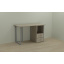 Компьютерный стол Ferrum-decor Отто 75x120x60 серый ДСП Дуб Сонома 16мм Киев