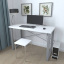 Письменный стол Ferrum-decor Драйв 750x1200x700 Серый металл ДСП Белый 32 мм (DRA218) Луцк