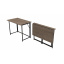 Стол раскладной Морис Ferrum-decor 750x1000x600 Черный металл ДСП Дуб Сонома Трюфель 16 мм (MORI005) Вишневе