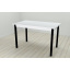 Стіл кухонний Ferrum-decor Маріо 75x120x60 Чорний ДСП Біле 16мм (MAR0001) Нововолинськ