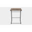 Столик приставной Терри Ferrum-decor 650x440x330 Черный металл ДСП Дуб Сонома Трюфель 16 мм (TERR005) Кам'янець-Подільський