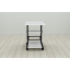 Стол приставной Ferrum-decor Адан 62x40x60 металл Черный ДСП Белое 16мм (ADA0001) Киев