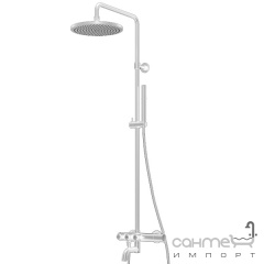 Душевая стойка с смесителем-термостатом для ванны Imprese Smart Click ZMK101901209 хром Київ