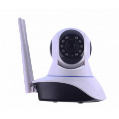 Бездротова Веб камера Онлайн Відеоняня з нахилом та панорамуванням WiFi Smart Net Camera Q6S з двома антенами Камера відеоспостереження з мікрофоном та зворотним зв'язком Обухів
