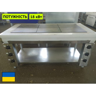 Плита електрична кухонна з плавним регулюванням потужності ЕПК-6 еталон Япрофі