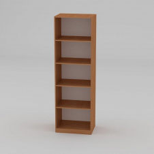 Книжкова шафа Компанит КШ-1 1950x612x448 мм вільха
