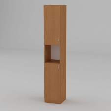 Книжный шкаф Компанит КШ-10 1950x366x350 мм бук