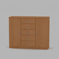 Комод Компаніт Комод-5+2 1110x891x390 бук