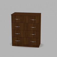 Комод Компаніт Комод-4Б 720x849x390 горіх