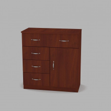 Комод Компанит Комод-1-3-1 800x850x390 яблоня