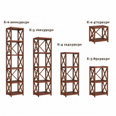 Етажерка Скіф Е-2 47х39х30 см Вишневе