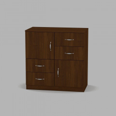 Комод Компанит Комод-2+4 836x850x448 орех Полтава