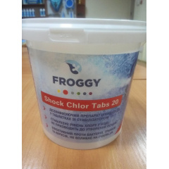 Хлор FROGGY Shok Chlor Tabs 20 0,9 кг Буча