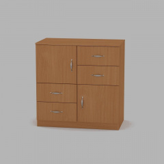 Комод Компаніт Комод-2+4 836x850x448 бук Покровськ