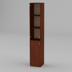 Книжный шкаф Компанит КШ-9 1950x366x350 мм яблоня Шепетовка