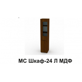 Шкаф Компанит МС 24 Л МДФ 1950x464x400 мм орех