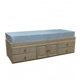 Кровать Скиф Л-401 с тумбой 90x200 см
