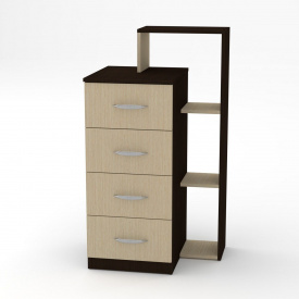 Комод-4-1П Компаніт 602х1100х470мм венге