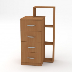Комод-4-1П Компанит 602х1100х470мм бук