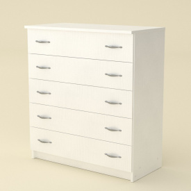 Комод-5П Компаніт 803х891х380мм німфея альба