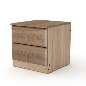 Тумбочка ПКТ-5 МДФ Компаніт 400х400х400мм дуб сонома