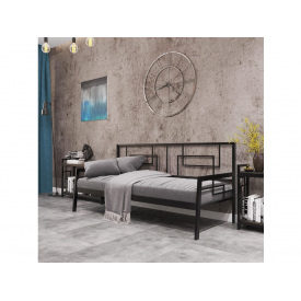 Диван Металл-Дизайн Квадро 1900х2000х800 (900) мм черный бархат