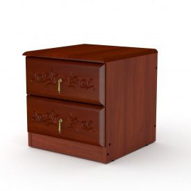 Тумбочка ПКТ-5 МДФ Компаніт 400х400х400мм яблуня