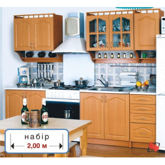 Кухня БМФ Карина 2,0 м орех итальянский