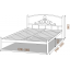 Ліжко Метал-Дизайн Кассандра 1900(2000)х1800 мм чорний оксамит Одеса