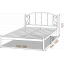Кровать Металл-Дизайн Шарлотта 1900х2000х1400 черный бархат Ровно