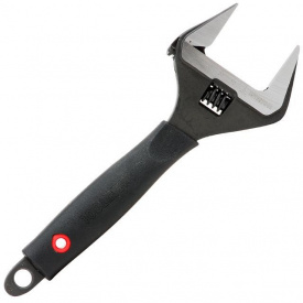 Ключ разводной 250мм, обрезиненная рукоятка, развод губок 50мм, Cr-V XT-0050 Intertool